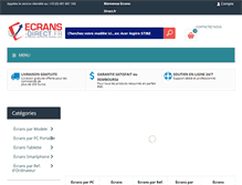 Tablet Screenshot of ecrans-direct.fr